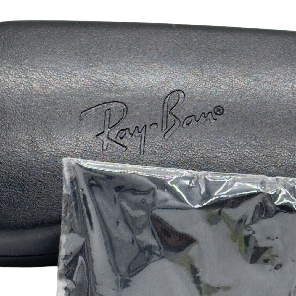 Ray Ban Lg Black Hard Cloth Clamshell Sunglass Sunglasses Eyeglasses CASE ONLY‎